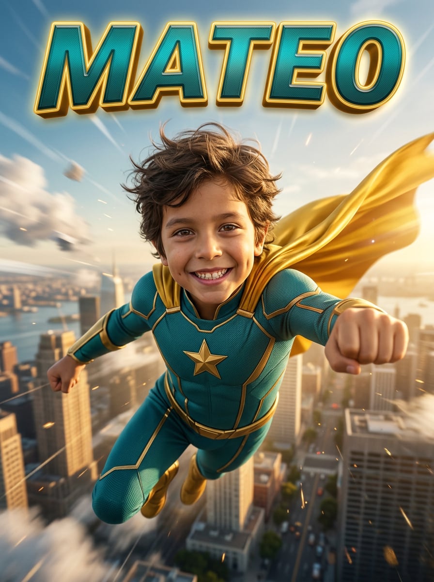 Sample Super Kid portrait